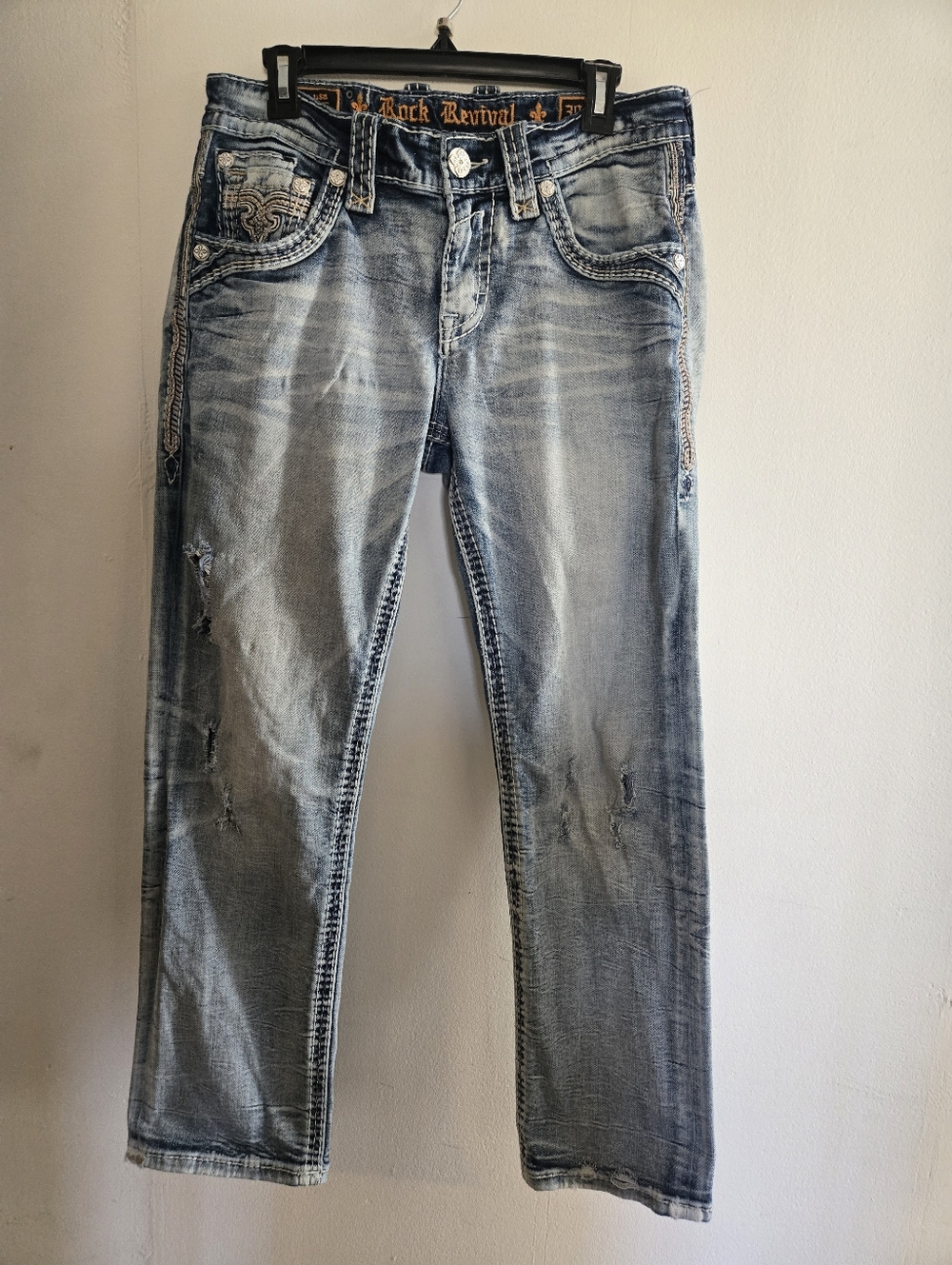 ROCK REVIVAL Men's Beriaj Rixd Taper Jeans